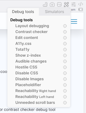 debug tools