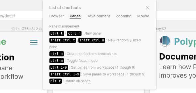 shortcuts