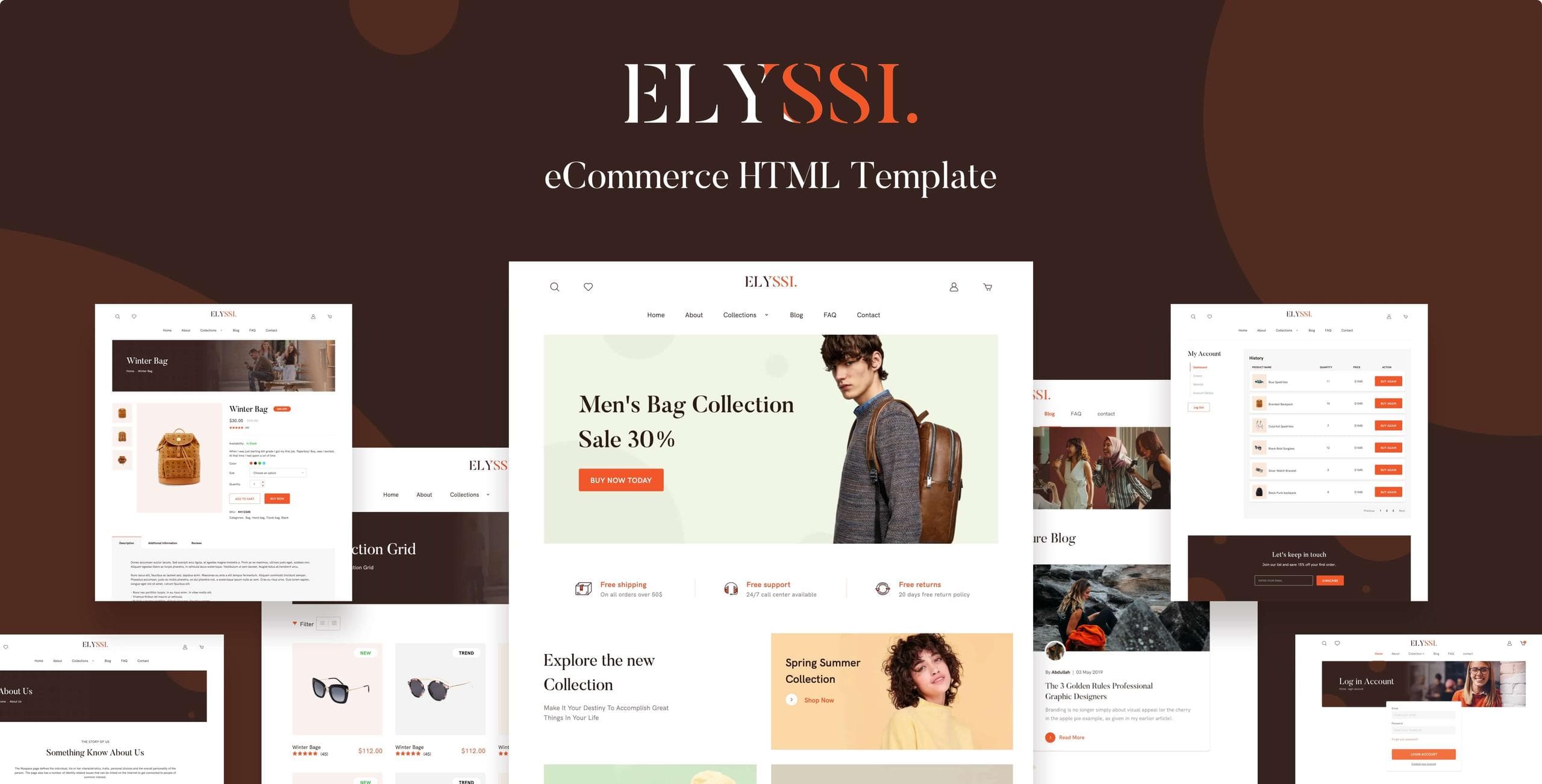 Elyssi template by Red Pixel Themes