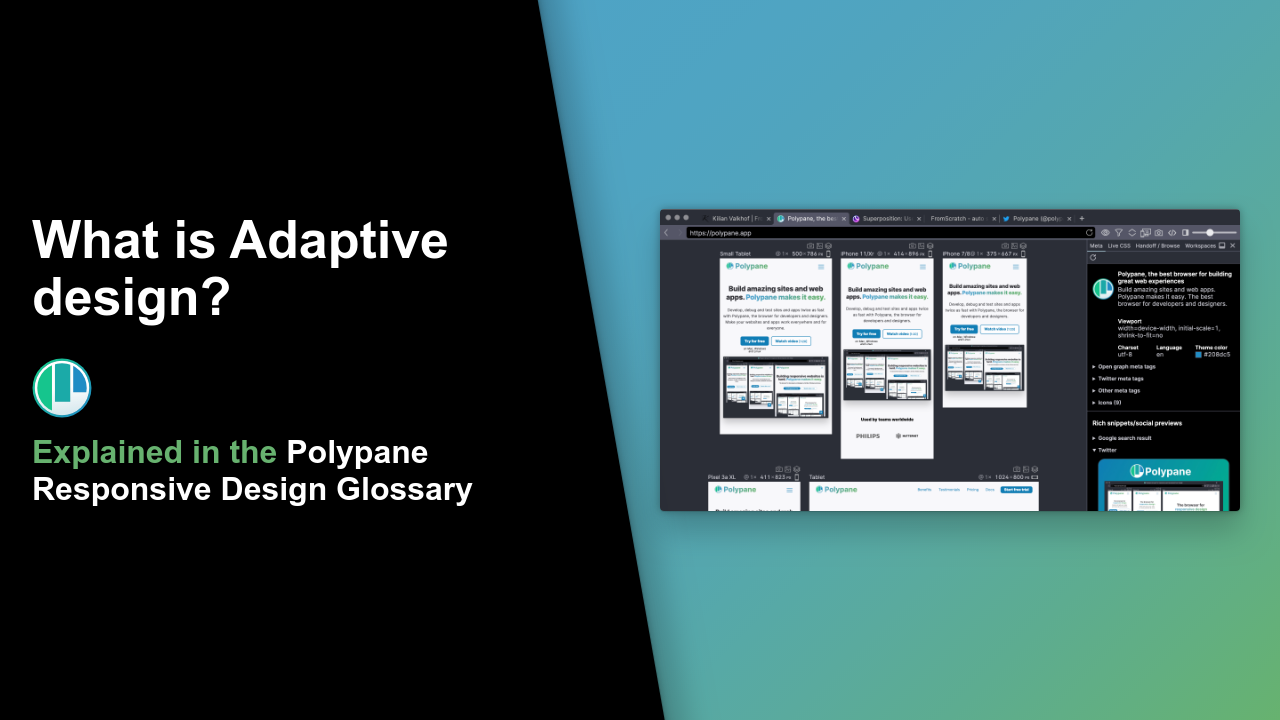 What is Adaptive design? | Polypane