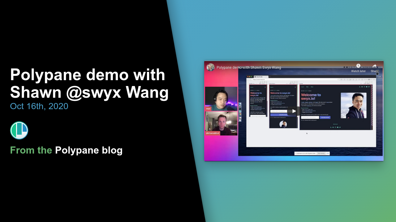Polypane Demo With Shawn Swyx Wang Polypane