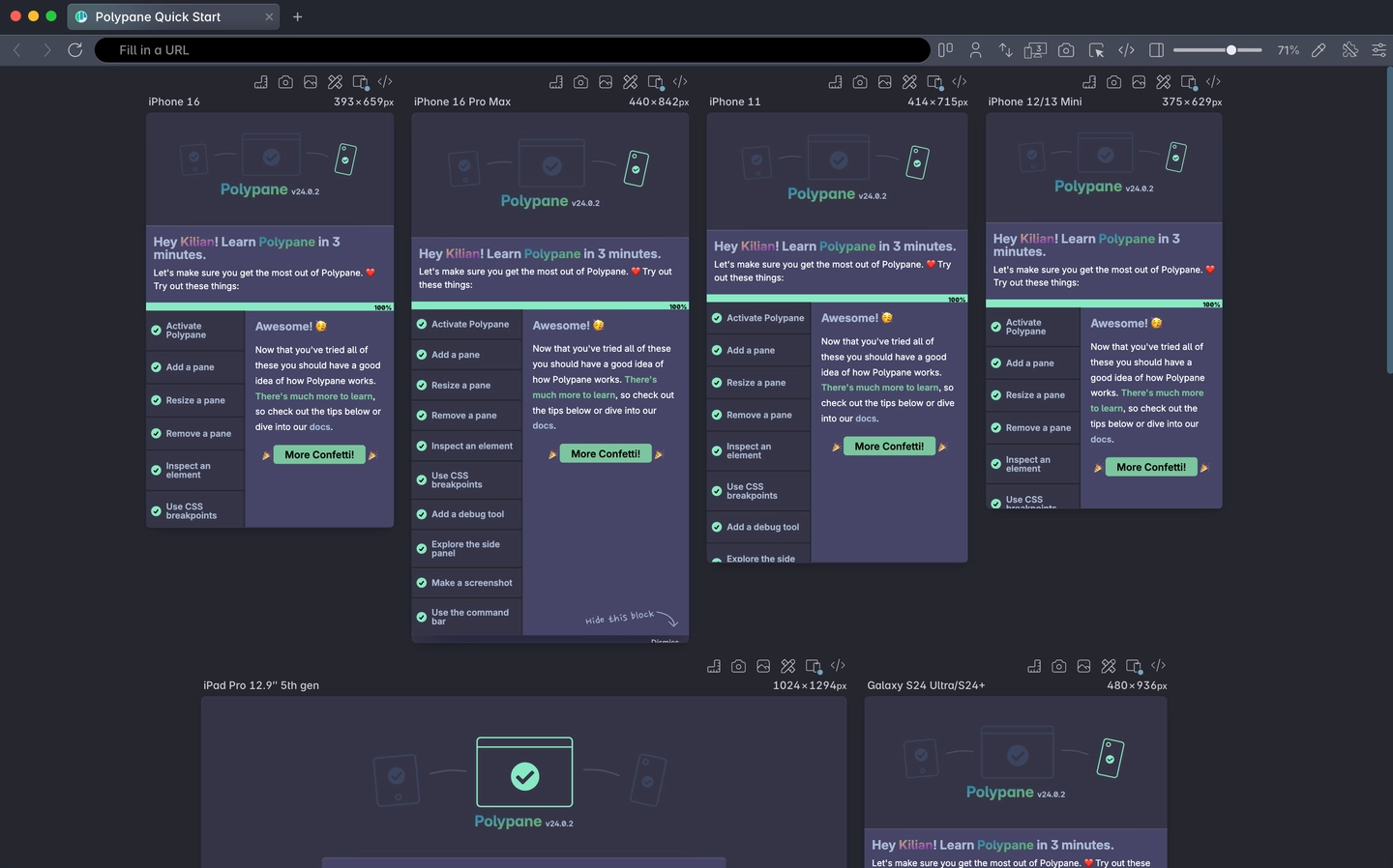 Polypane Screenshot 1