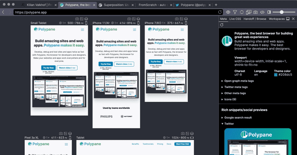 Polypane UI