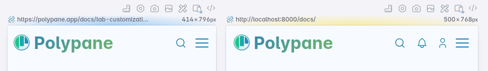 Pane environment colors